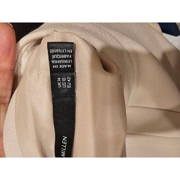 Karen Millen Vintage A-line Polyester Blend Dress Size 10 - Picture 8 of 10